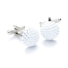 manchetknopen golf golfbal wit