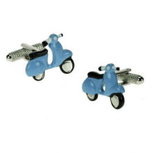 Manchetknopen vespa blauw
