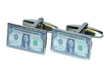 Manchetknopen dollar geld