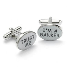 Manchetknopen bankier trust me i'm a banker